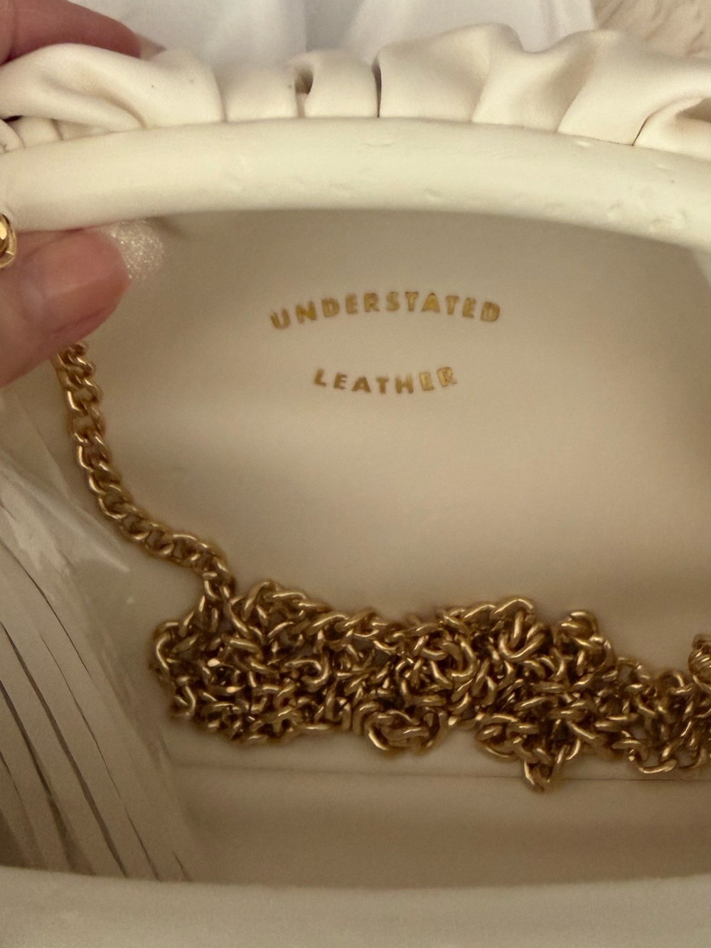 UNDERSTATED LEATHER CLUTCH CROSSBODY VEGAN LEATHER - Picture 12 of 12
